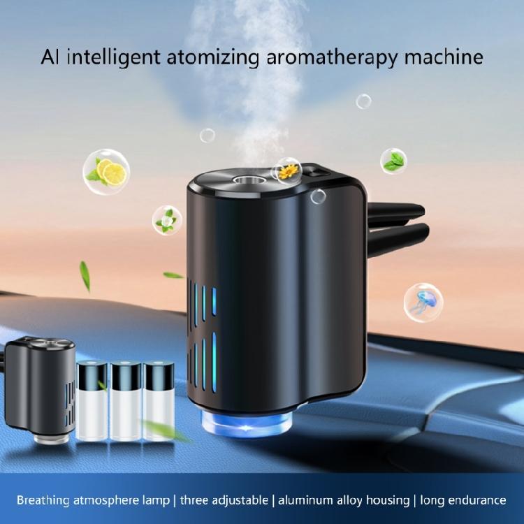 Auto Ein Aus Auto Diffusor mit ätherischem Öl Auto Lufterfrischer Diffusor Intelligenter Auto Lufterfrischer mit Licht