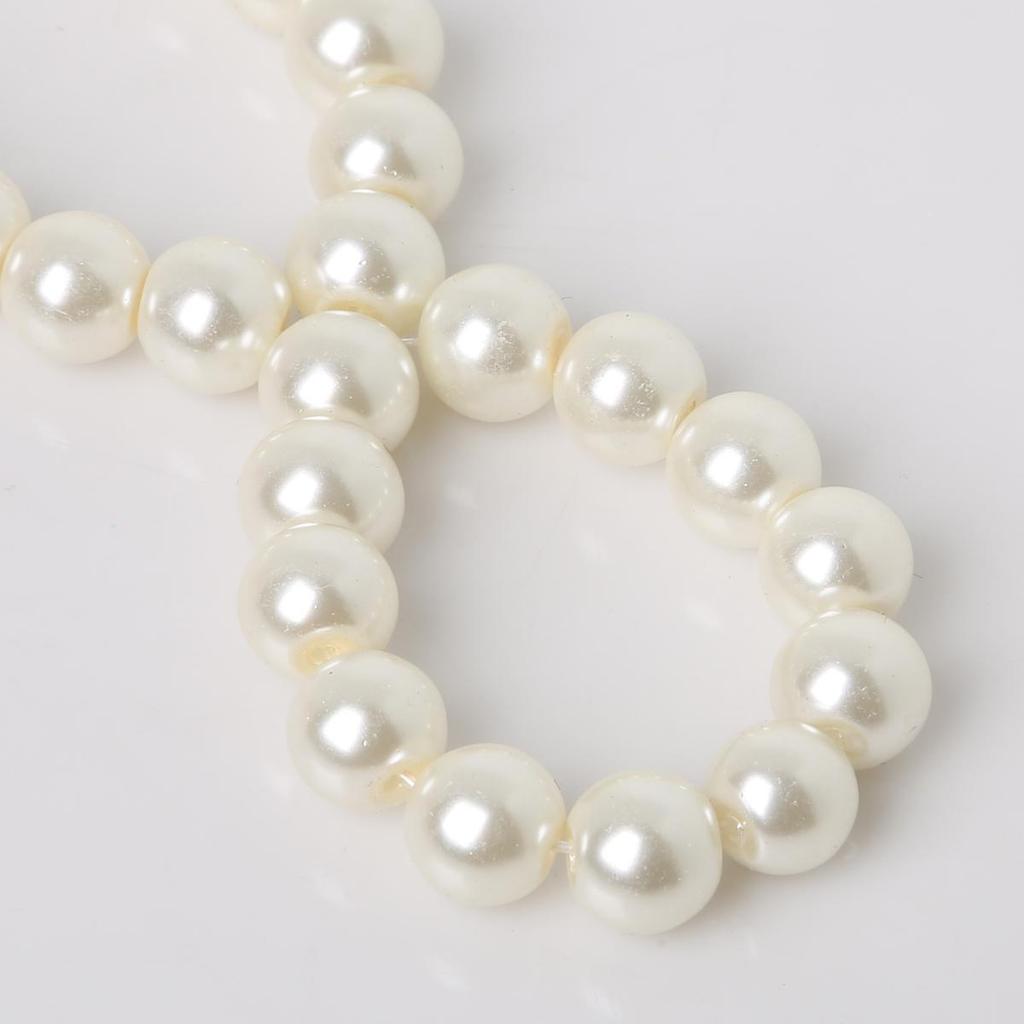 Glassperleperle. Klar lager. 4 mm 6 mm 8 mm 10 mm . For perlesmykker Gjør-det-selv-håndverk. Hekle. Perler. Strikking