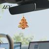 Car Rearview Mirror Accessories Gingerbread Christmas Tree Pendant, Double-sided Acrylic Hanging Ornament for Decorative Party Favors Holiday