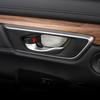 For Honda CR-V LX EX 2017-2022 Silver Steel Inner Door Handle Bowl Cover Trim