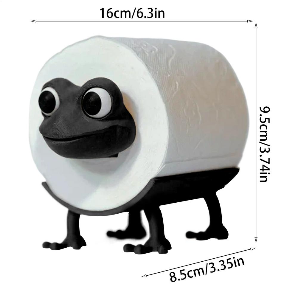 Cute Animal Shape Toilet Tissue Rack Free Standing Storage Roll Paper Holder Animal Shape Decorative Toilet Paper Rack