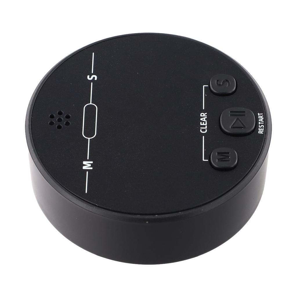 LED Timer with Magnetic Backing and Transparent LCD Screen Designed for Cooking Baking Study and Office Time Management