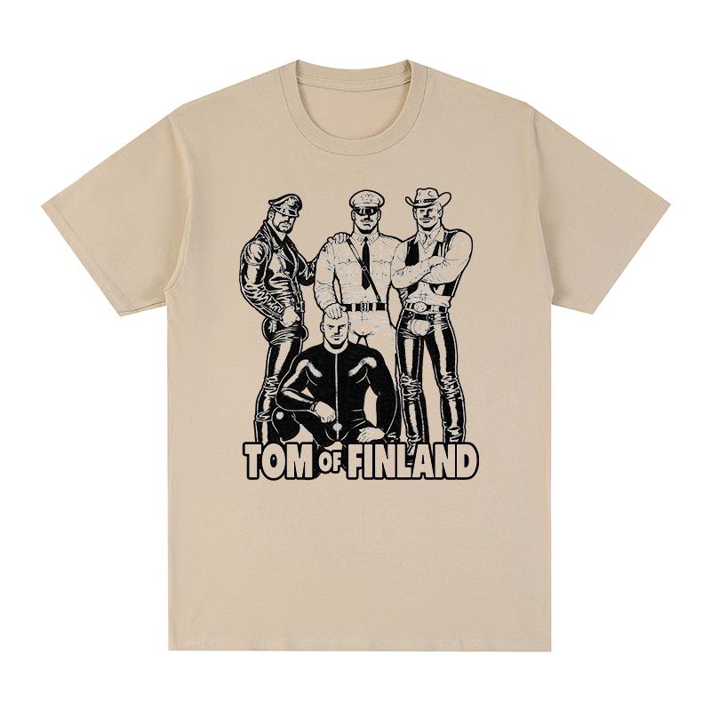 

Футболка Tom of Finland ЛГБТ ГЕЙ SCHWUL гордість Бавовна Чоловіча футболка Нова Футболка Жіночі Топи Унісекс L
