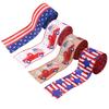 Colorful Independence Day Car Print Ribbon 6 Meter Decorative Ribbon For Festive Home And Store Gifts