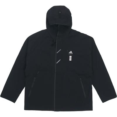 Seria Wuji Bluza z Kapturem na Polarze Kurtka Sportowa Męska Odzież Wierzchnia Czarna HE5117