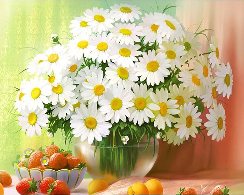5D DIY Diamond Painting Full Round Square Rose Landscape Rhinestones Diamond Embroidery Cross Stitch Flowers Mosaic Handicraft