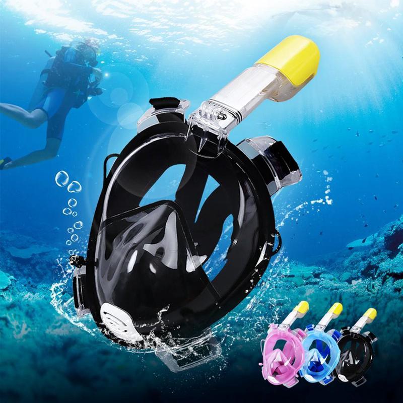 Buy Foldable Anti Fog Fully Dry Diving Mask Swimming Detachable Dry