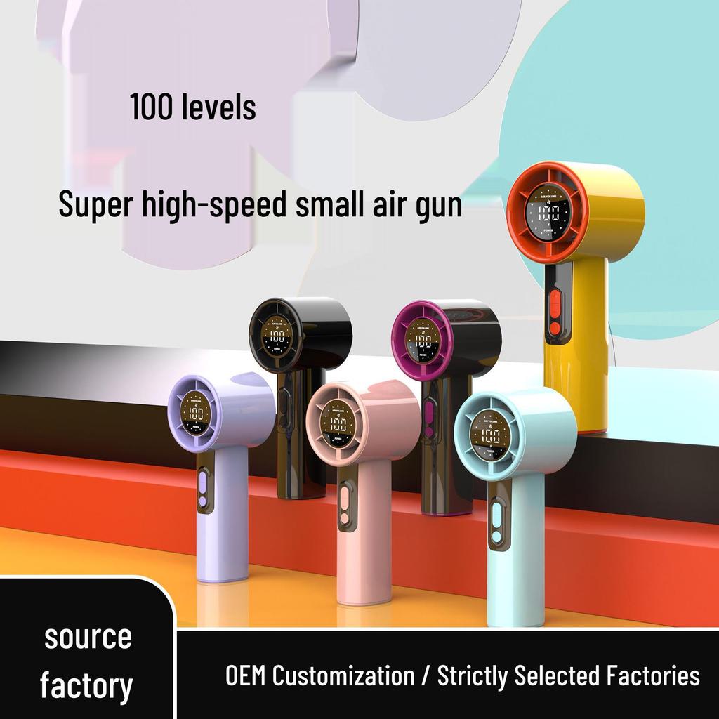 High-Speed Energy-Saving Mini Air Cannon: Powerful Handheld Fan for Personal Cooling