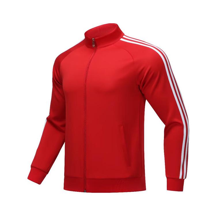 Unisex Long-Sleeve Stand Collar Sports Jacket & Training Suit Set - Autumn/Winter Collection