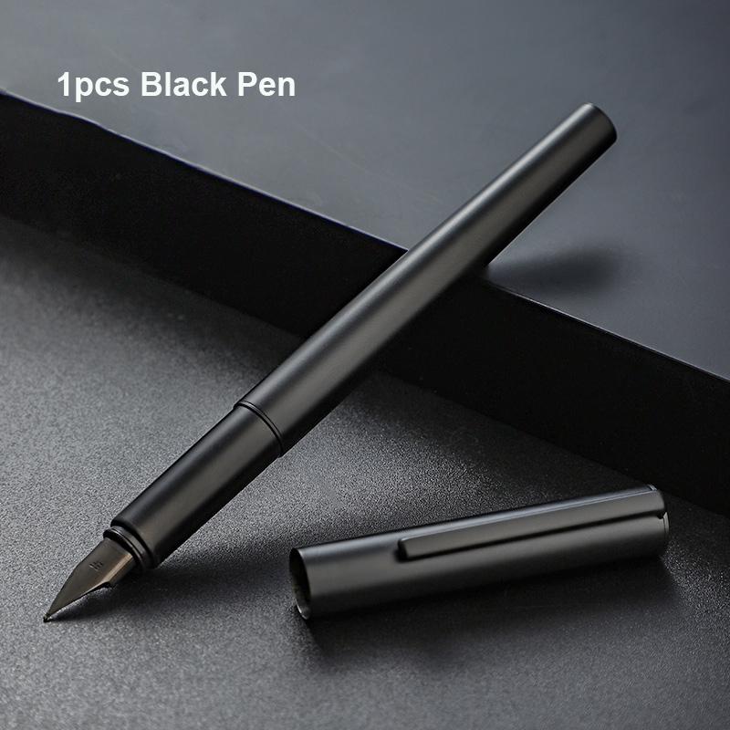 Jinhao 35 Series Luxury Pen Metal Barrel Ergonomic Rod Fountain Pens, Lightweight Aesthetic Stationery, Dual-use Ink and Ink-Sac