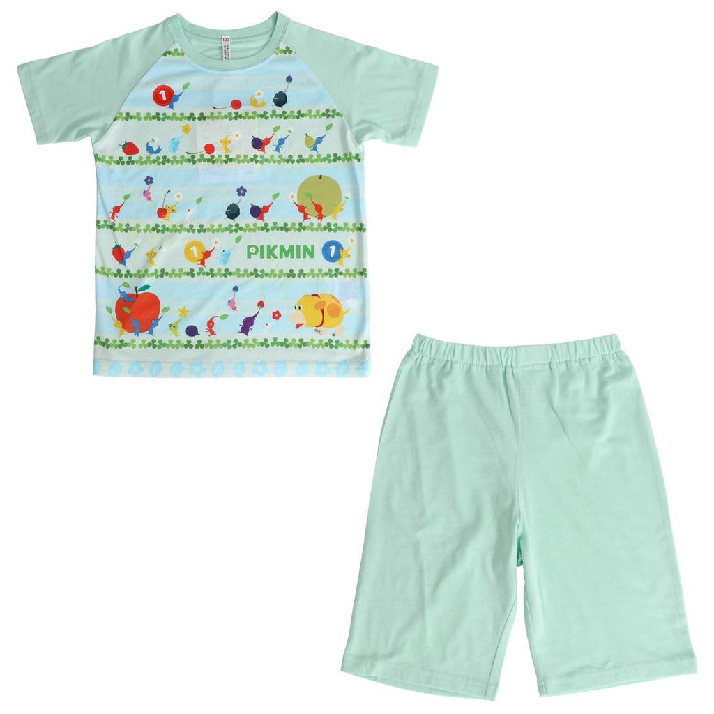 [Airin] Bandai Pikmin Courage! Glow-Up Pajamas, 120cm, Dull Green, 572