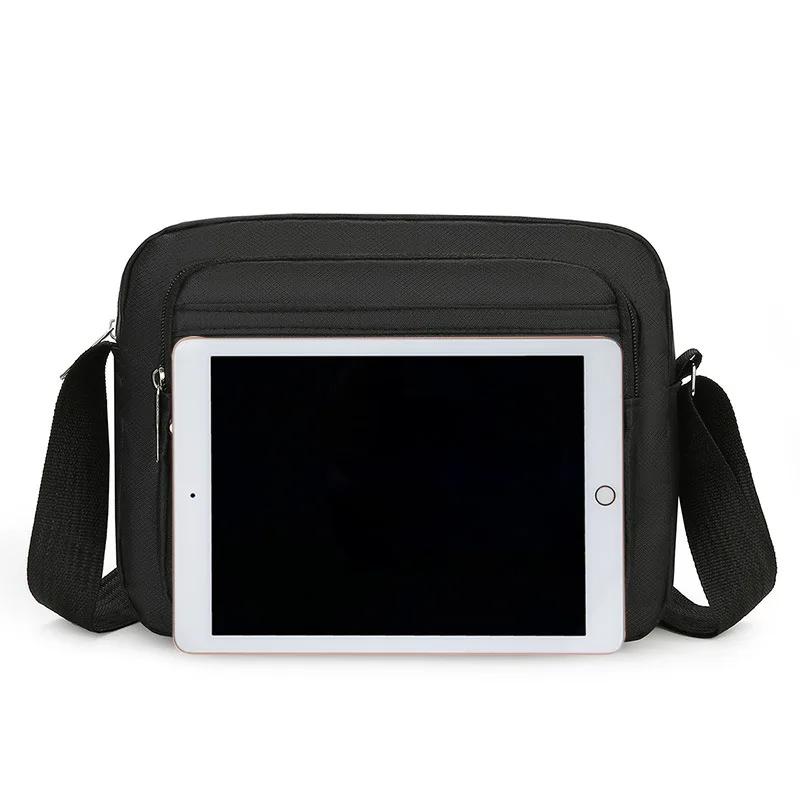 Large capacity men bag single shoulder bag waterproof and wear-reesistant backpack multiple pockets for business business