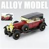 1/32 Rolls-Royce Phantom I Alloy Classic Old Car Model Metal Retro Luxy Vehicles Car Model Sound Light Simulation Kids Toys Gift