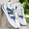 Men's shoes spring and summer sports shoes men's 2026 new leather waterproof and non-slip black casual shoes men's running dad shoes