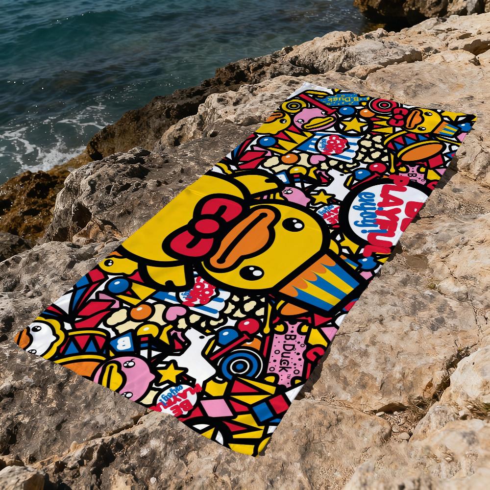 CARTOON b-B-b-D-duck Cute Towel Beach Quick Dry Soft Pool Towels Gift for Travel Gym Shower Camping Sports