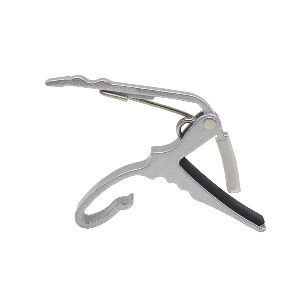 Guitar Capo Aluminum Alloy Quick Adjustment Duty Clamp Universal Folk Acoustic Electric Guitar Clip Squeeze Guitar Accessories