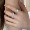 Love Ring Women's Light Luxury Niche Style Sweet Delicate Lace Open Ring