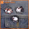 Cute Sheep Pun Spacesheep Brooch Enamel Pins Funny Cartoon Friendsheep Susheep Brooches Clothes Lapel Badge Jewelry Friends Gift
