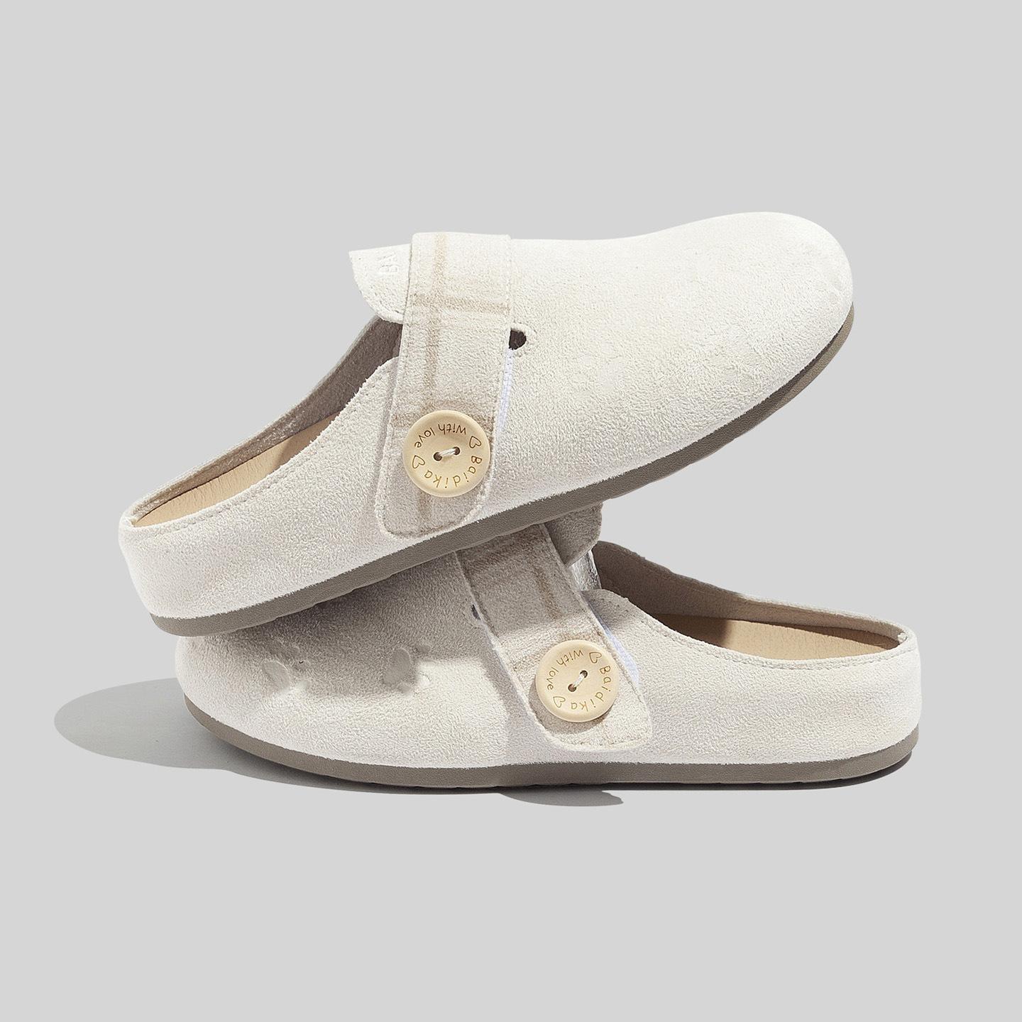 Lazy comfortable baotou drag spring heart casual style Birkenstocks ins 40