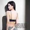 Glitter Strap Petal Cup Seamless One-Piece Bra, Push Up Rounded Bust Small Bust Enhancing Women Bra
