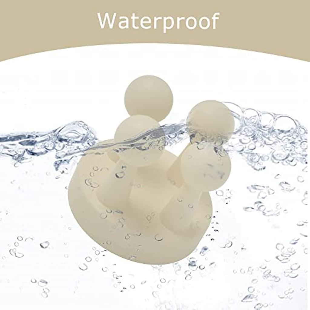 4 Stück Silikon-Multifunktionshaken, wasserdichte selbstklebende Haken zum Aufhängen an der Wand, Badezimmer, Küche, Wohnzimmer, Büro