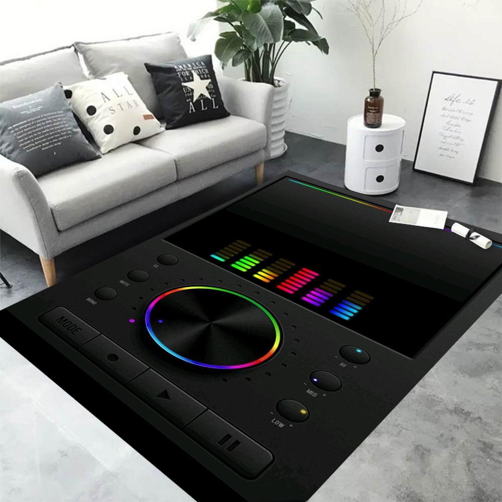 Music Tape Carpet Soft Rug Dirty Easy To Clean Birthday Gift Boy Originality Bedroom Living Room Bathroom Home Mat Decoration