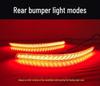 LED Rear Bumper Reflector Light with Flowing Turn Signal for 11-15 Kia K5