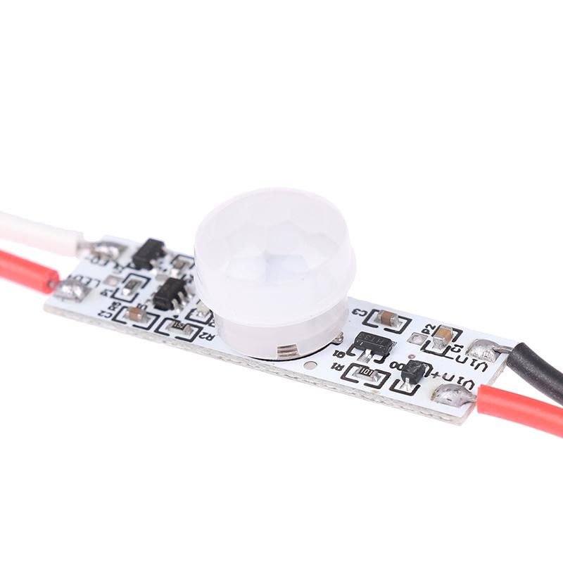 1 Stück PIR Infrarot Bewegungsmelder Schalter 5V-24V PIR Bewegungssensor DC Bewegungsmelder Timer Automatisch Ein Aus Für LED Streifen