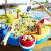 Electric Magnetic Fishing Table: Interactive Early Education Toy for Children