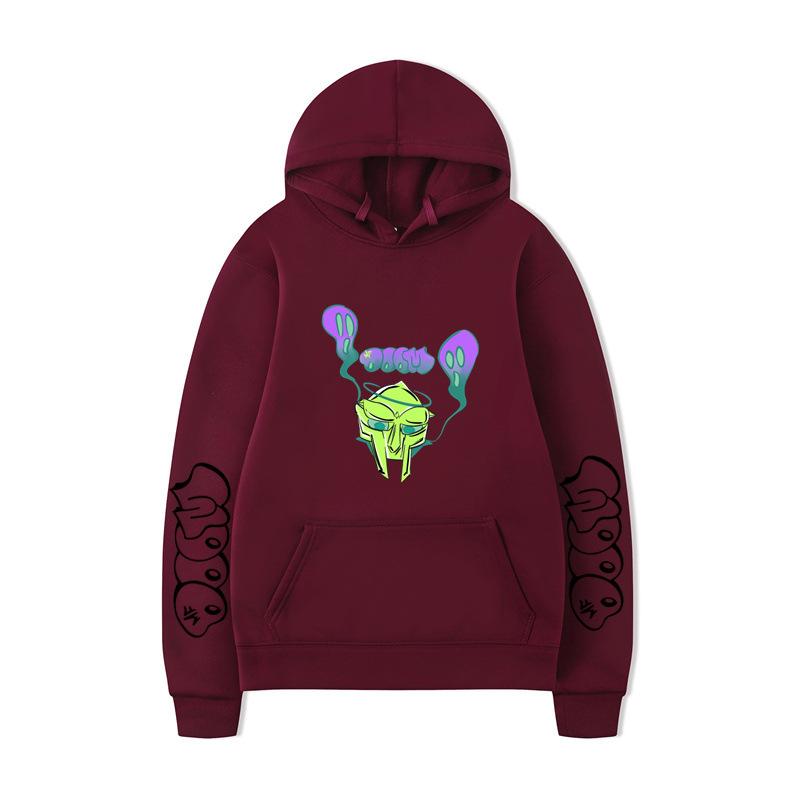 Hip-hop Singer Mf Doom Hoodies Singer New Printing Sweatshirts for Fans Long Sleeve Men Women Clothing Sudaderas Hoody