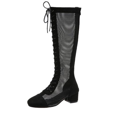 Women S Boots High Heel Sexy Pumps Long Sandal Boot Chunky Heel Sandals Women S Spring Autumn A Summer Newest Fashion Women S Shoes 38