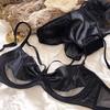 Sexy Wireless Bra Set Push Up Support Thin Breathable Lingerie Women