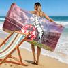 Köln Print Strandtuch, Großes Weiches Schnelltrocknendes Handtuch für Strand Camping Schwimmen