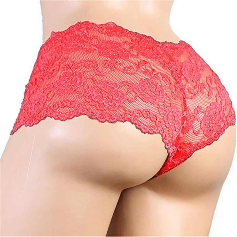Pánské sexy krajkové boxerky středně vysoké lehké prodyšné spodní prádlo s jockstrapem