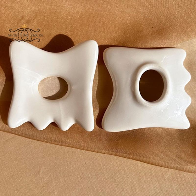Ceramic Facial Scraping Tool Ceramic Gua Sha Board Anti Aging Facial Skin Care Reducing Dark Circles Removal Wrinkle