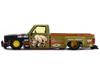 MINI GT Dual Pickup Truck Sumatra Sai Tan and Carbon Graphic House Special Diecast Model Car KHMG153 (Design) 1/64
