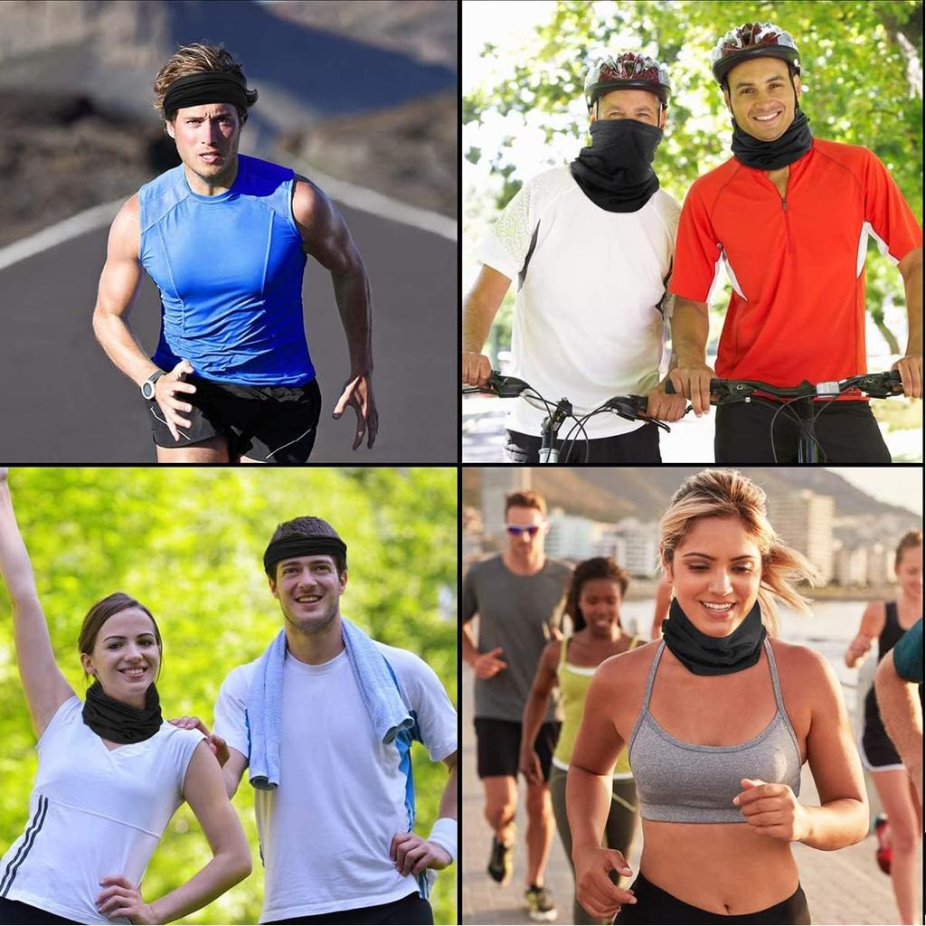 Neck Gaiter Cycling Bandana Half Face Mask Balaclava Ice Silk Headwear UV Protection Breathable Windproof