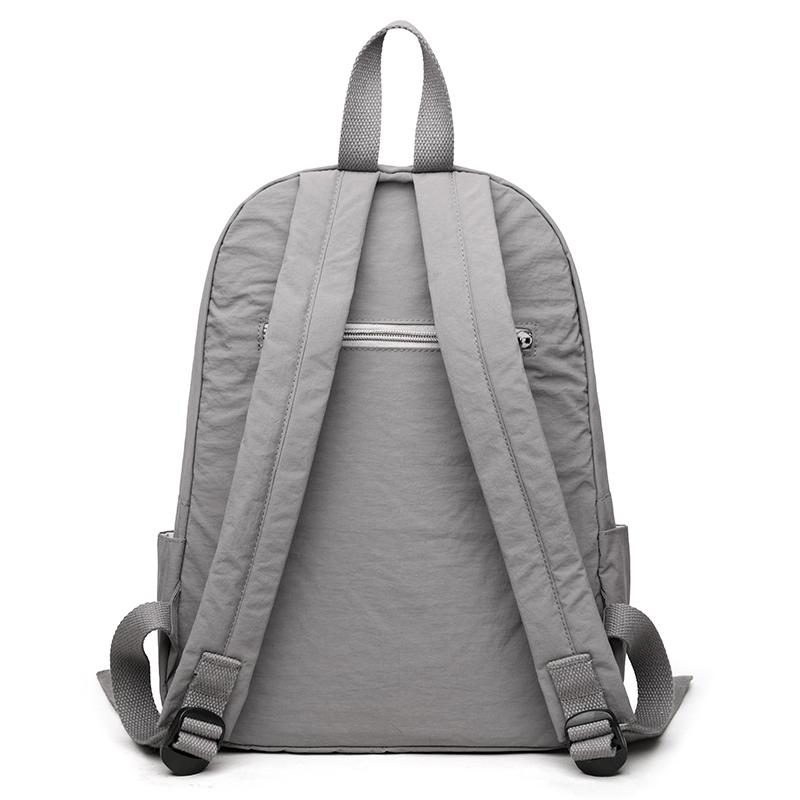 Mochila Escolar para Estudiantes Color Sólido Mochila de Viaje para Mujer Mochila de Gran Capacidad