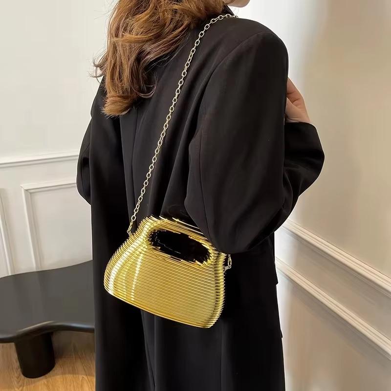Acrylic Solid Texture Shape Women's Shoulder Bag Advanced Luxurious Daily Matching Handbag Summer New Style Sweet Crossbody Bag