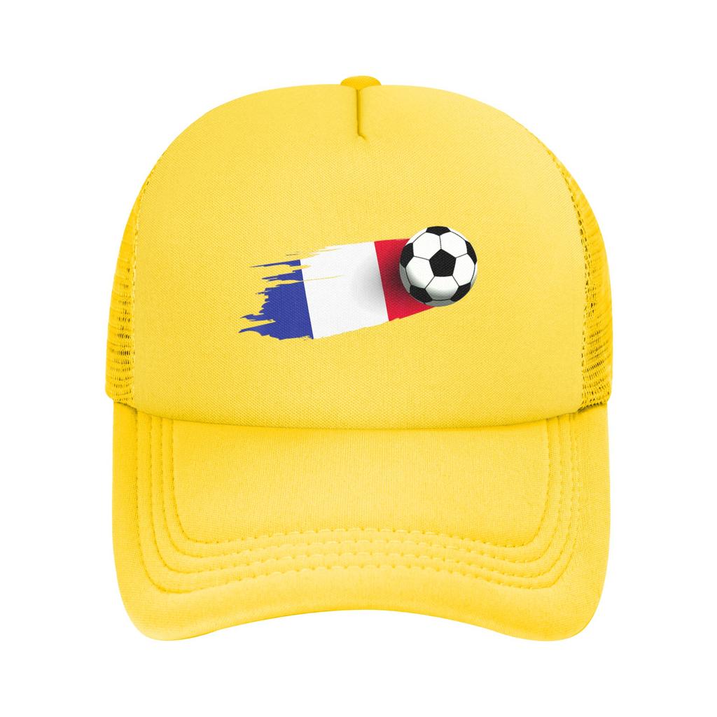 France Flag Soccer Ball Casquette  Unisex Outdoor Hats  Adjustable Snapback Hat Casual Baseball Caps