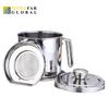 2L Kitchen Cooking Tool Oil Filter Storage Can Grease Strainer Pot Oil Strainer Container Restaurant Dispenser Kitchen Supplies