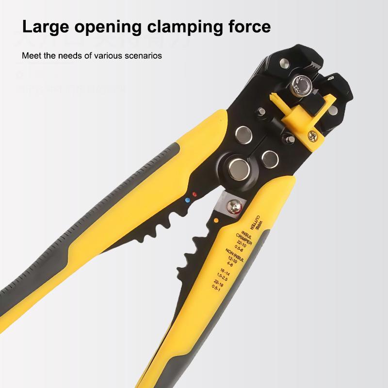 Wire Stripping Multifunctional Pliers For Cable Cut Crimpterminal High Precision Automatic Hand Tool Cable Cuttercrimper