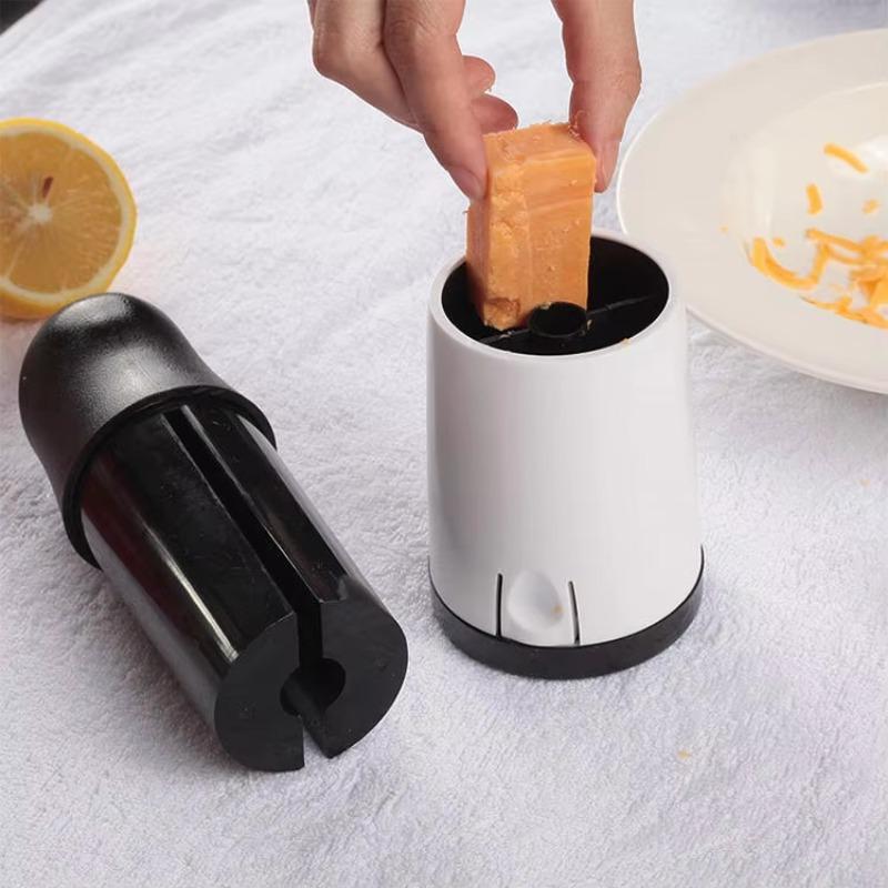 Utensili da cucina Burro Mulino per alimenti Grattugia per formaggio Affettatrice Manuale Tritatutto rotante per formaggio con 2 diverse grattugie