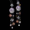 Women's Light Luxury Design Elegant Pomegranate Flower Tassel Earrings Fashionable And Versatile, Niche Design Earrings