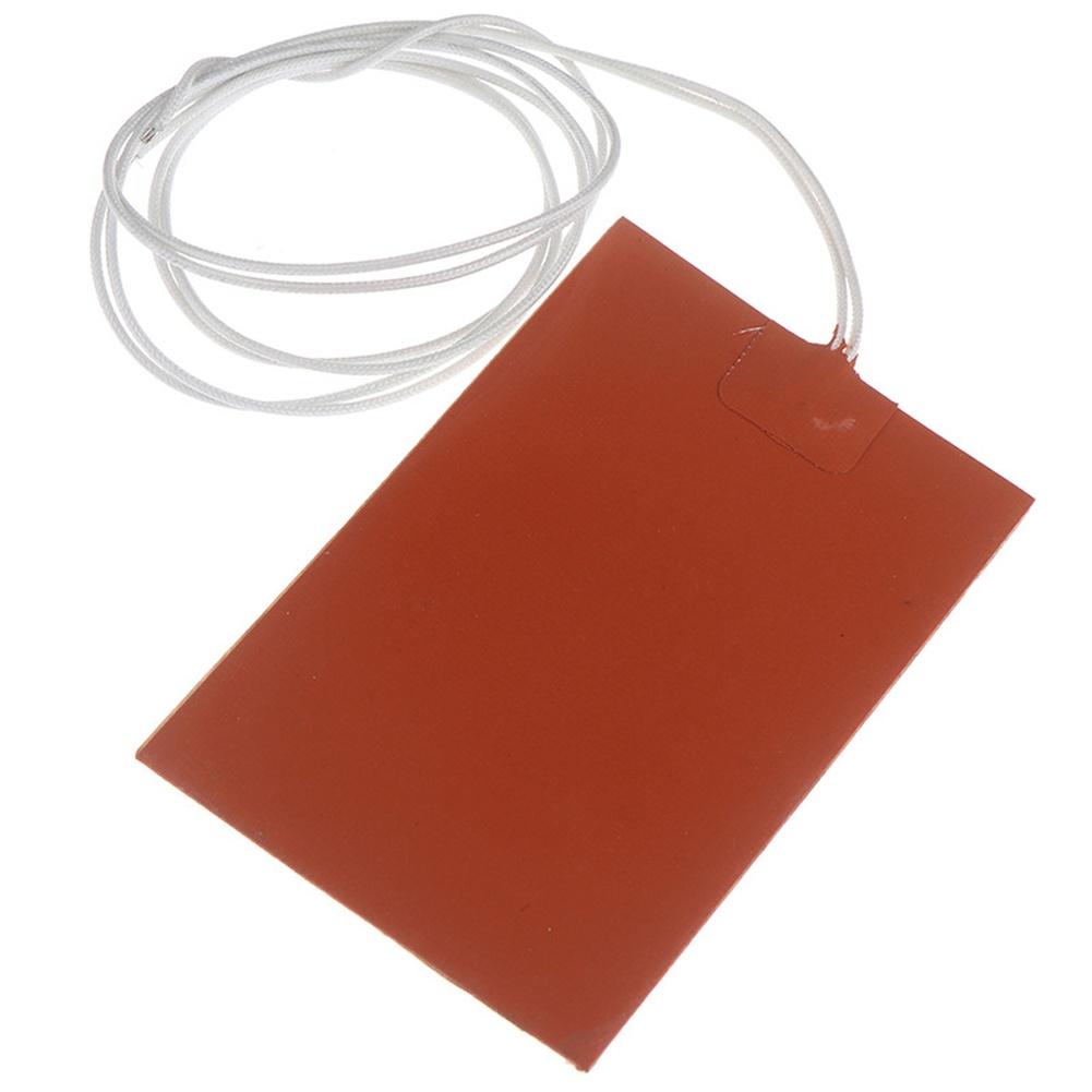 1pc 220V 300W Silicone Heating Pad Flexible Heater Element Electric Heating Film Fast Heating For Engine Oil Tank Industrial