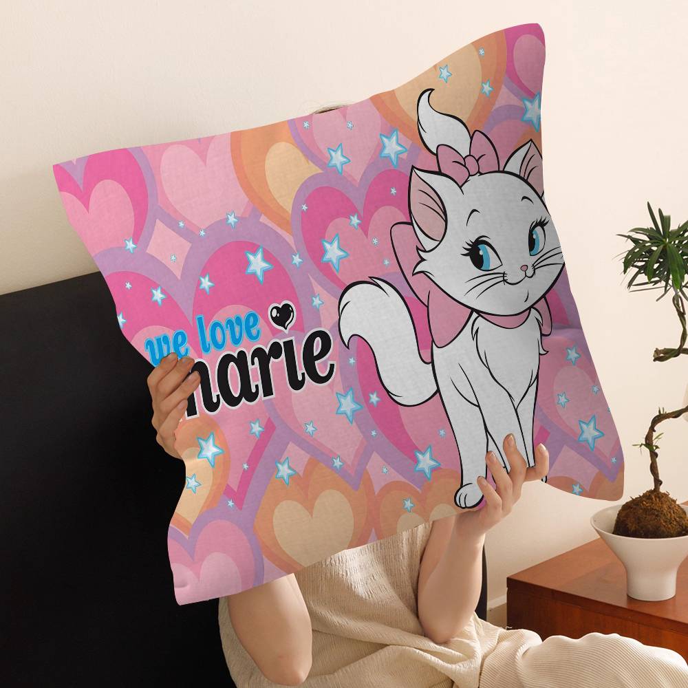 Cartoon M-Marie Cat Pillow Cover Design cushion Cover decor Holiday Decorati