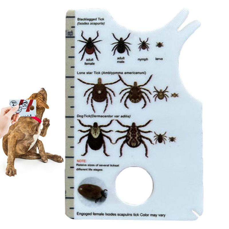 

Tick Card For Pet Allows Low Risk Removal Of Ticks Portable Tick Card With Magnifier For Gently Remove Ticks From Pet And CHINA
