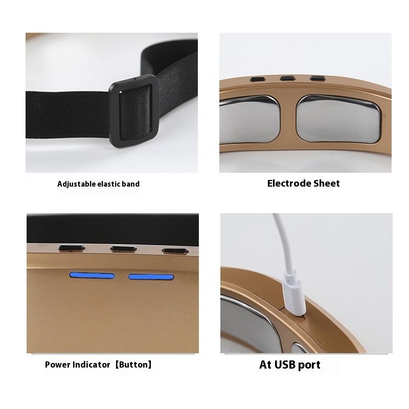 Intelligent sleep instrument, micro-current, head pulse decompression, sleep aid, depression, anxiety, physiotherapy, calming the mind, massager