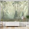 Tropical rainforest tapestry European style jungle wall hanging living room tapestry home wall decoration bed sheets picnic mats