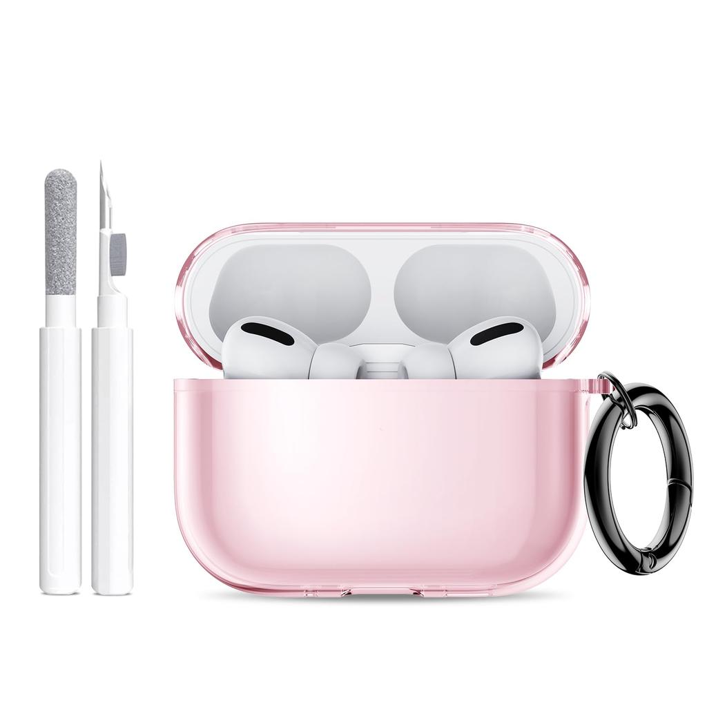 2025 for Airpods Pro 3 Case Clear Glitter Sparkle Bling Case for Airpods Pro 3 Case Cover with Cleaning Kit for Airpods Pro 3
